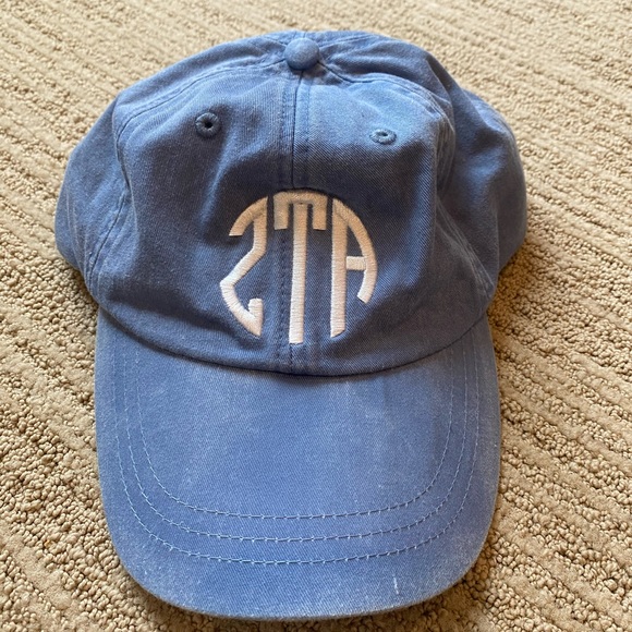 Adams Accessories - Zeta tau alpha (ZTA) monogram hat